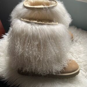 UGG magnolia hair boots women’s size 10